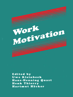 cover image of Work Motivation